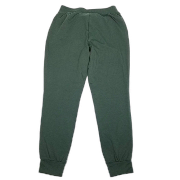 Eddie Bauer Lounge Olive Green Jogger Pant Athleisure French Terry Fleece Knit - Picture 1 of 5